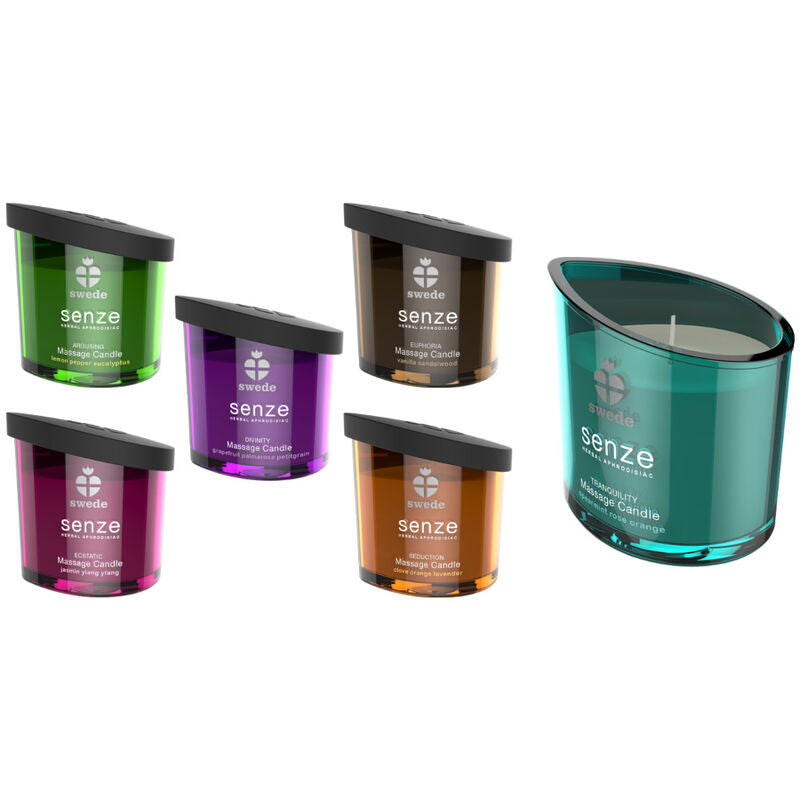 SWEDE – SENZE EUPHORIA MASSAGE CANDLE – VANILLA, SANDALWOOD – Default Title