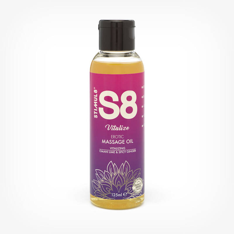 Ulei de masaj S8 Omani Lime & Spiced Ginger, lime si ghimbir, 125 ml