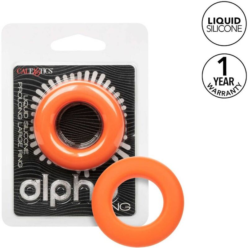 CALEXOTICS – ALPHA PROLONG LARGE RING ORANGE – Default Title