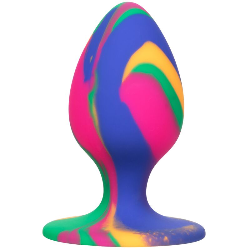 CALEXOTICS – CHEEKY MEDIUM TIE-DYE PLUG ANAL – Default Title