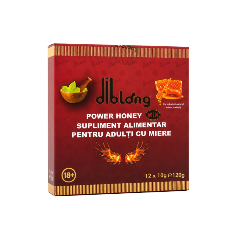 Diblong Power Honey – supliment alimentar adulți cu miere și plante c