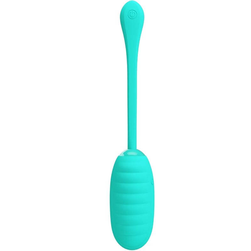 PRETTY LOVE – KIRK RECHARGEABLE VIBRATING EGG AQUA GREEN – Default Title