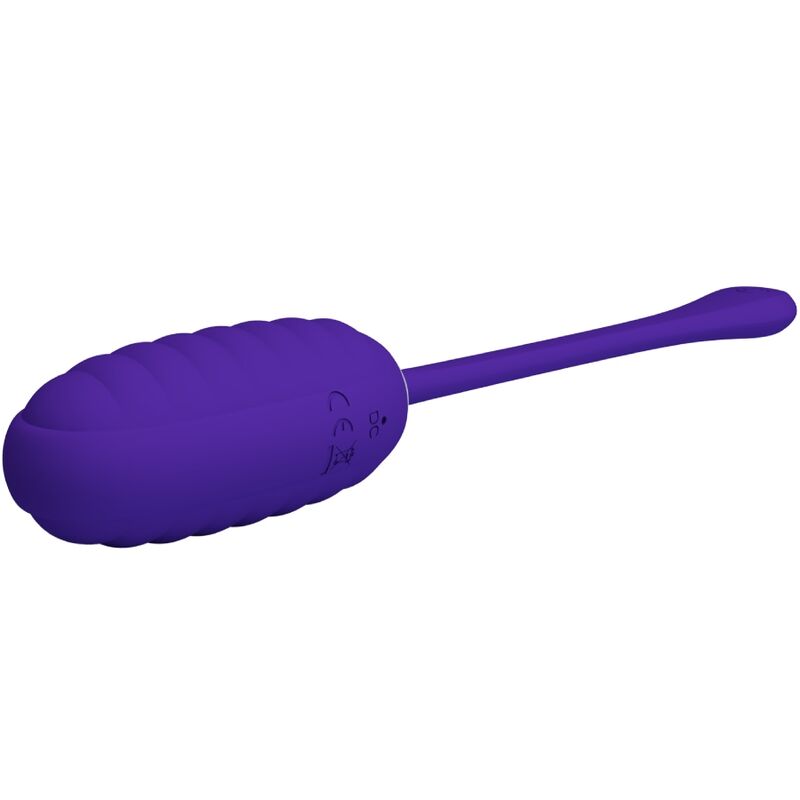 PRETTY LOVE – KIRK RECHARGEABLE VIBRATING EGG PURPLE – Default Title