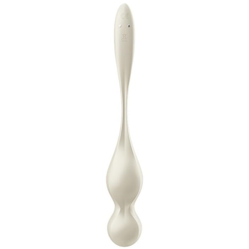 SATISFYER – LOVE BIRDS VIBRATING KEGEL BALLS WHITE – Default Title