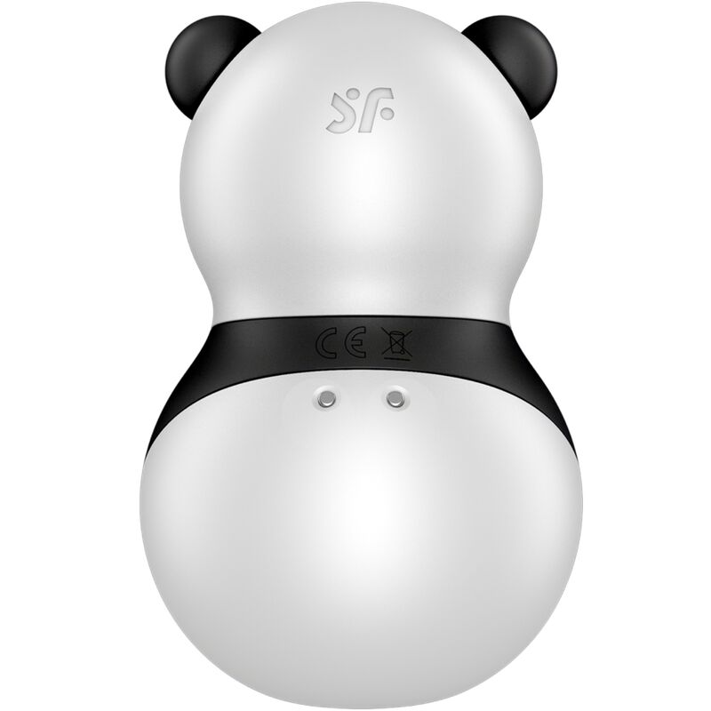 SATISFYER – POCKET PANDA STIMULATOR & VIBRATOR BLACK AND WHITE – Default Title