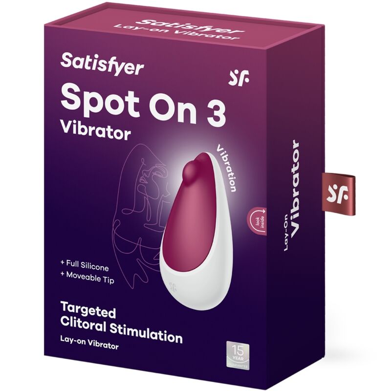 SATISFYER – SPOT ON 3 CLITORIS STIMULATOR BERRY – Default Title