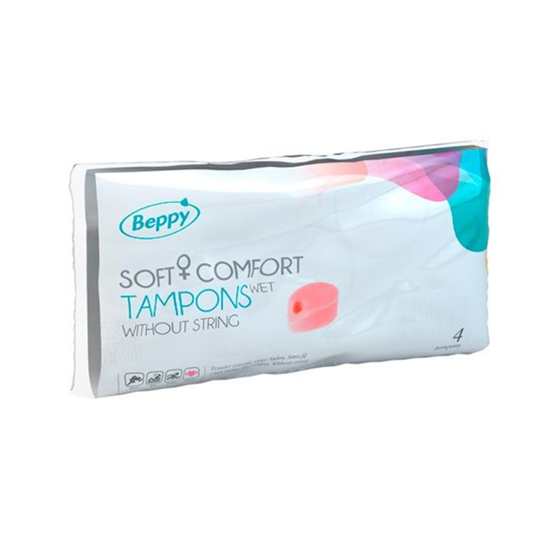 Tampoane interne – bureti menstruatie, Beppy Soft & Comfort Wet, 4 buc