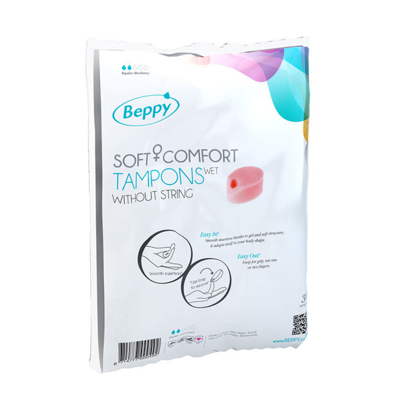 Tampoane interne – bureti menstruatie, Beppy Soft & Comfort Wet, 30 buc